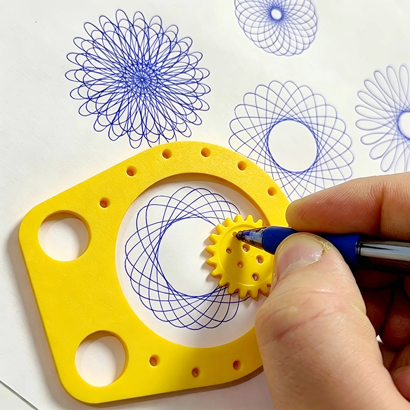 Geometry Spirograph Drawing St - đánh giá và giá Kids Education Template