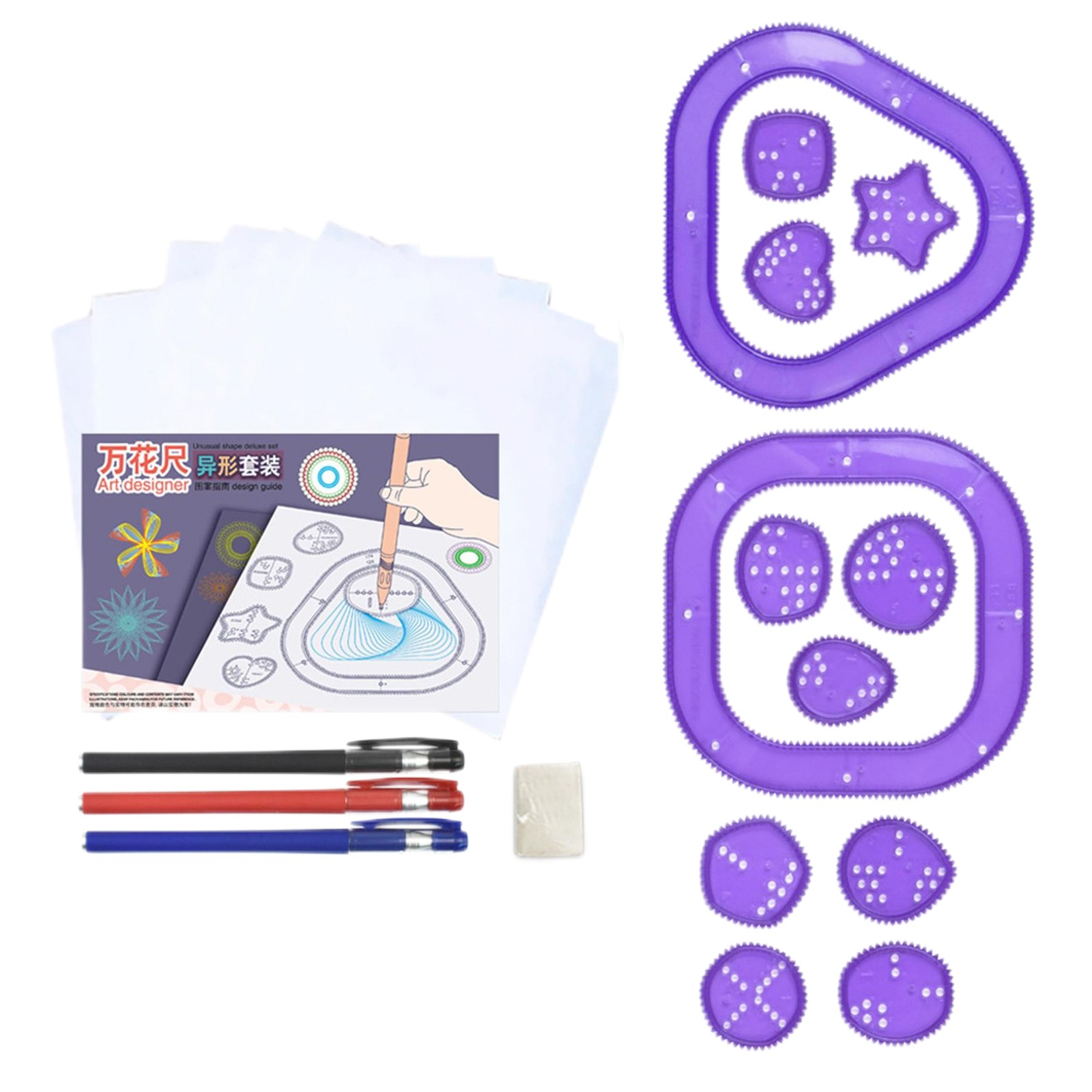 Colorful Spirograph Set Kids M - đánh giá và giá Kids Education Drawing