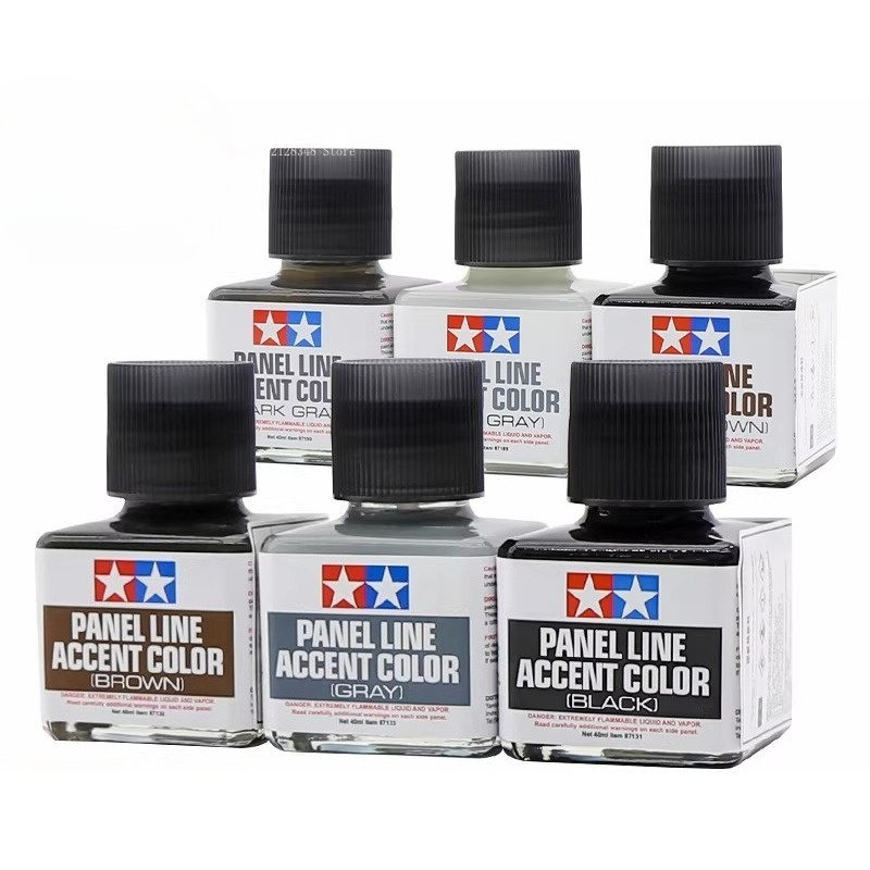 Panel Line Accent Color 40ml E - đánh giá và giá Tamiya Model Paint Set