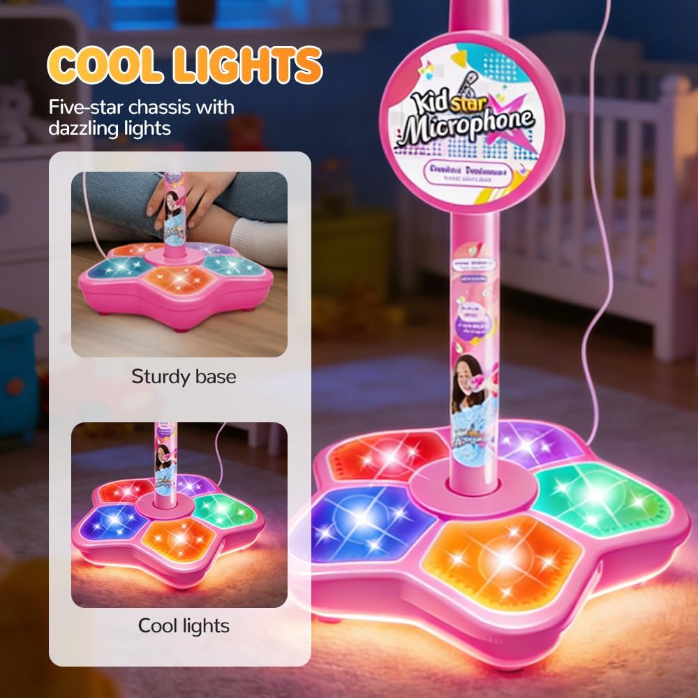 Kids Microphone Stand Toy Port - đánh giá và giá Kids Education Phone