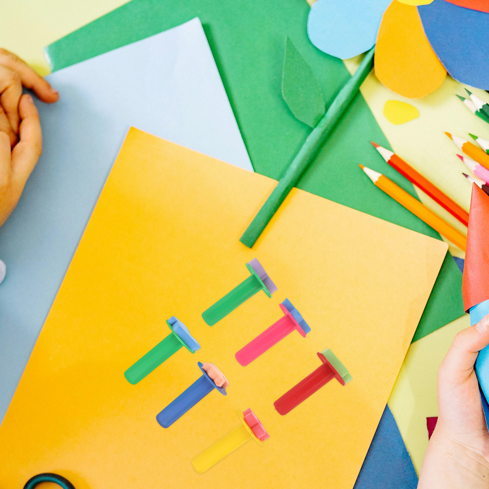 6Pcs Kids Sponge Stamp Set Saf - đánh giá và giá Kids Education Drawing