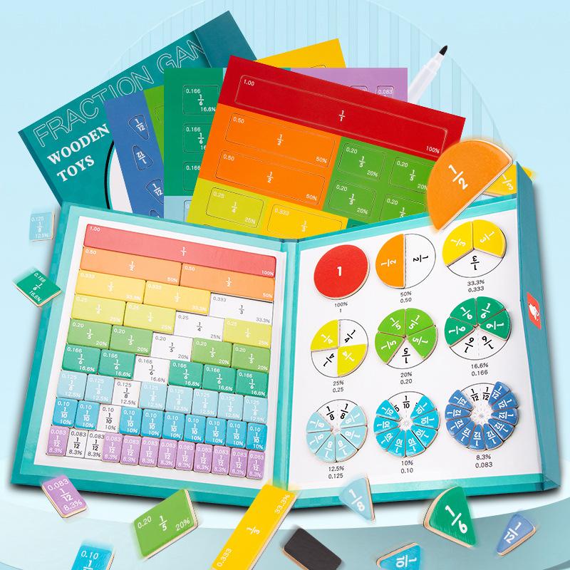 1 Set Kids Magnetic Fraction T - đánh giá và giá Math Manipulative Set