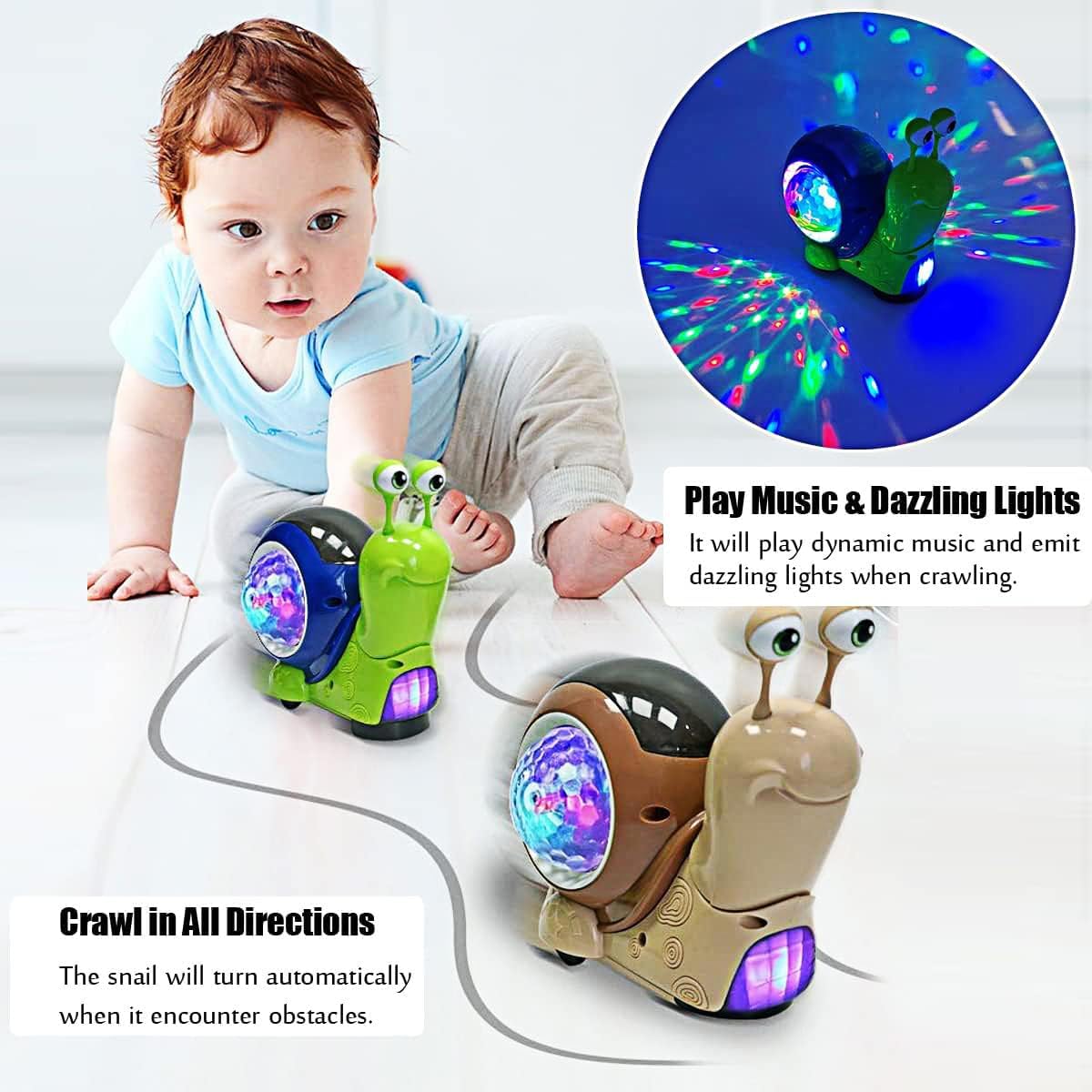 Crawling Snail Baby Toy Walkin - đánh giá và giá Kids Education Phone