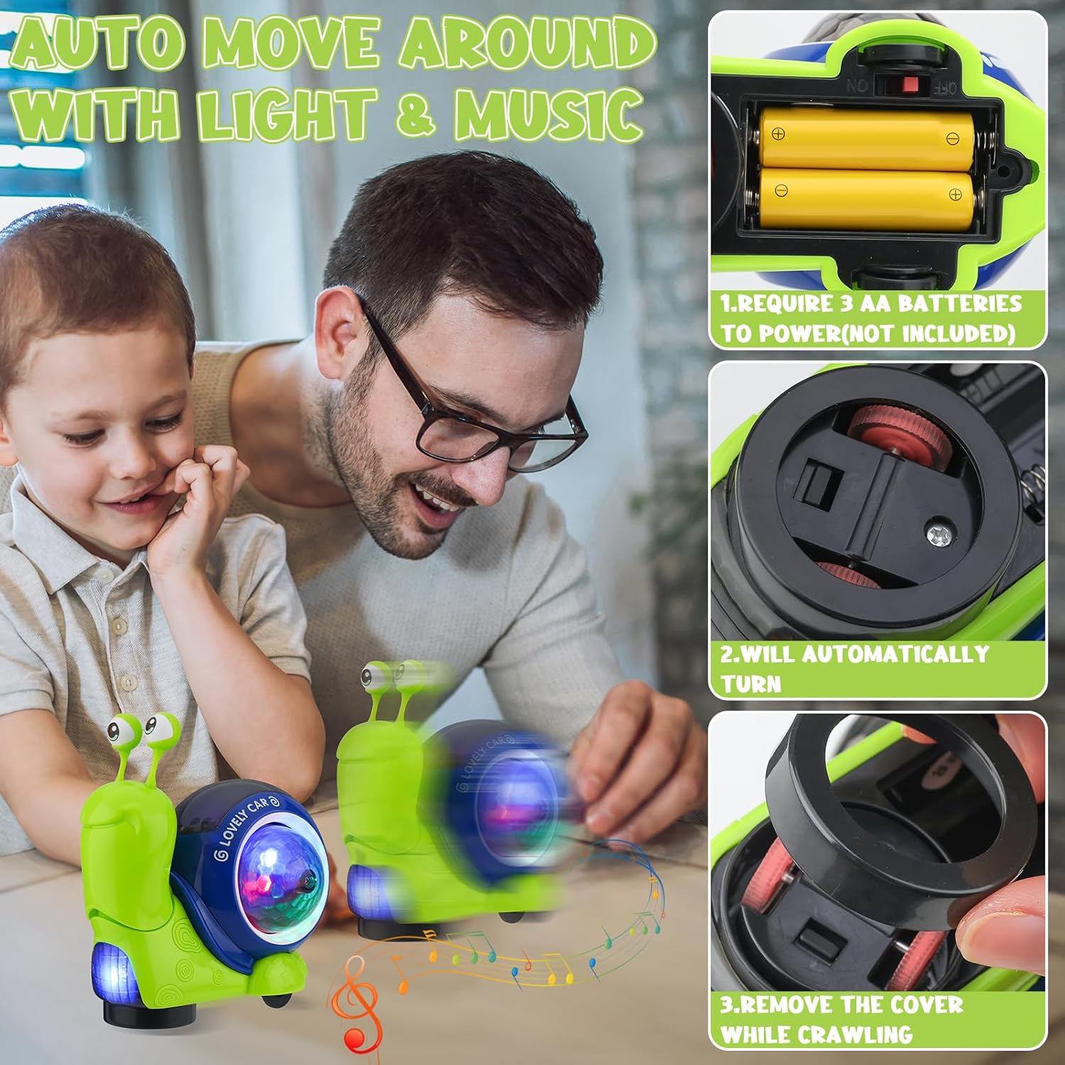 Crawling Snail Baby Toy Walkin - đánh giá và giá Kids Education Phone