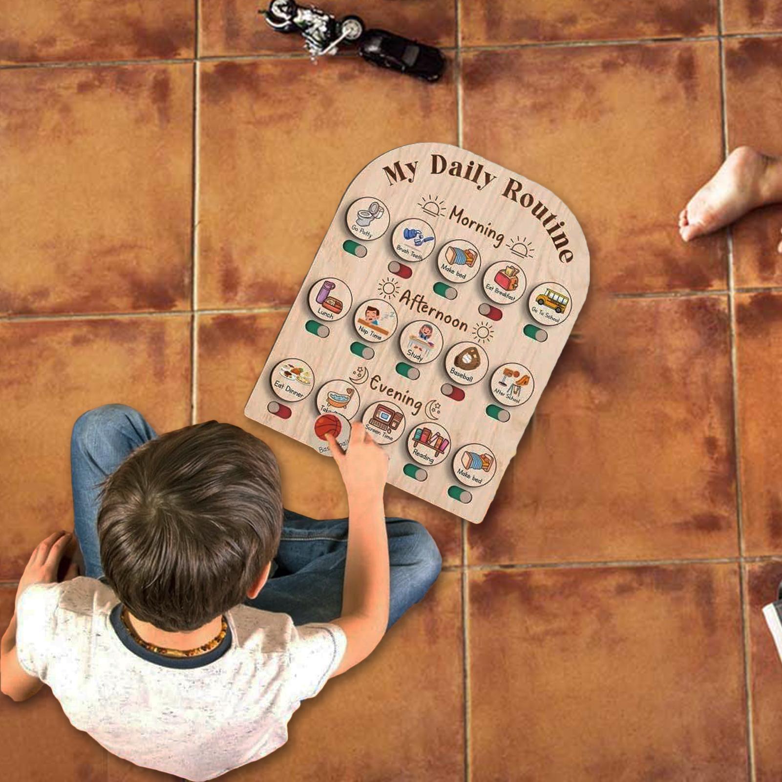 Daily Schedule for Kids Mornin - đánh giá và giá Kids Education Planner