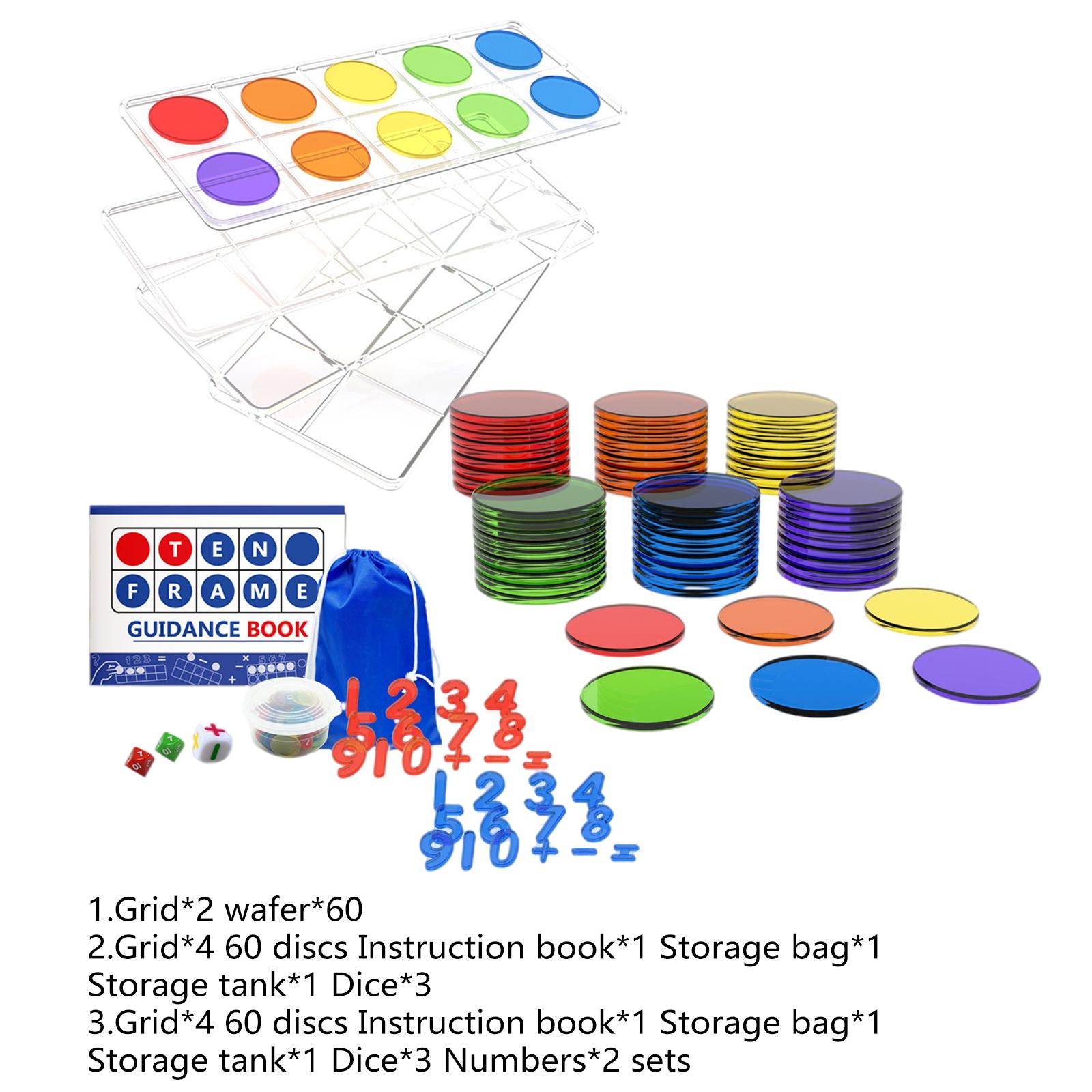Ten-Frame Set for Classroom an - đánh giá và giá Math Manipulative Set
