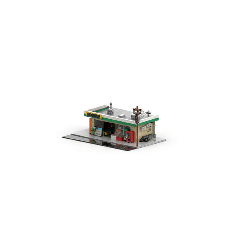 2068pcs MOC Convenience Store  - đánh giá và giá Kids Education Store