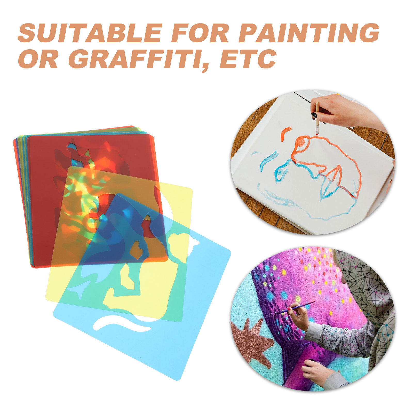12Pcs Plastic Drawing Stencils - đánh giá và giá Kids Education Template