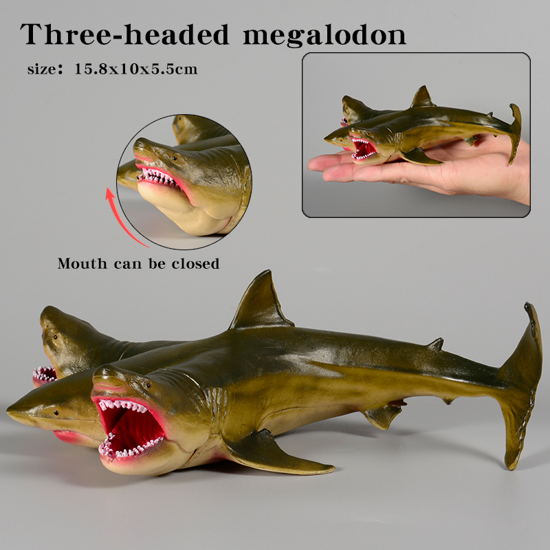 3 Headed Great White Shark Fig - đánh giá và giá Kids Education Learn Tv
