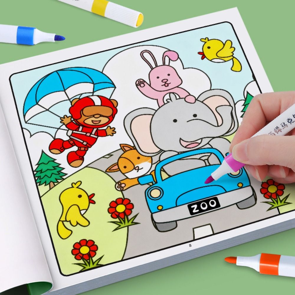 Creative DIY Coloring Book Edu - đánh giá và giá Kids Education Drawing