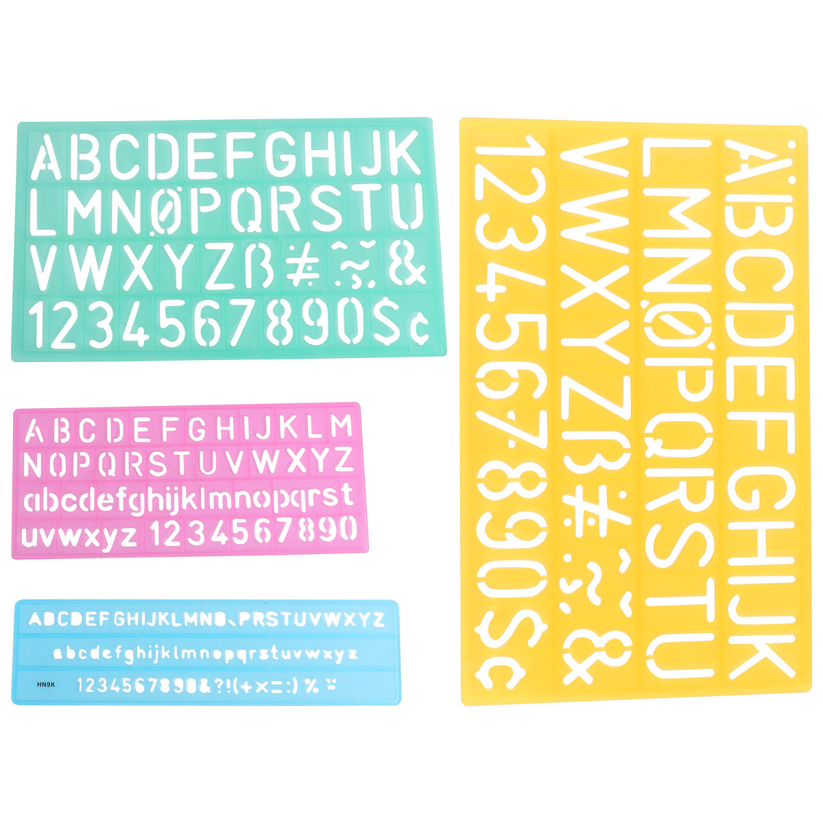 4Pcs Plastic Graffiti Rulers A - đánh giá và giá Kids Education Drawing