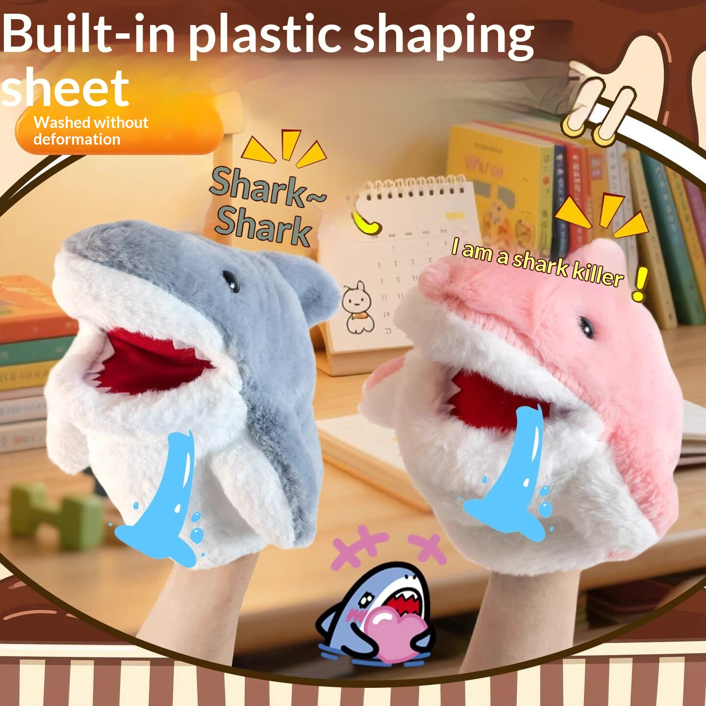Shark Hand Puppet Plush Shark  - đánh giá và giá Online Educational Games For Kids