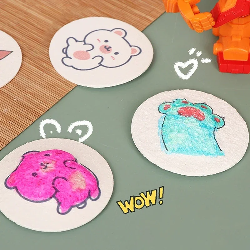3D Puffy Foam Texture Painting - đánh giá và giá Kids Education Drawing