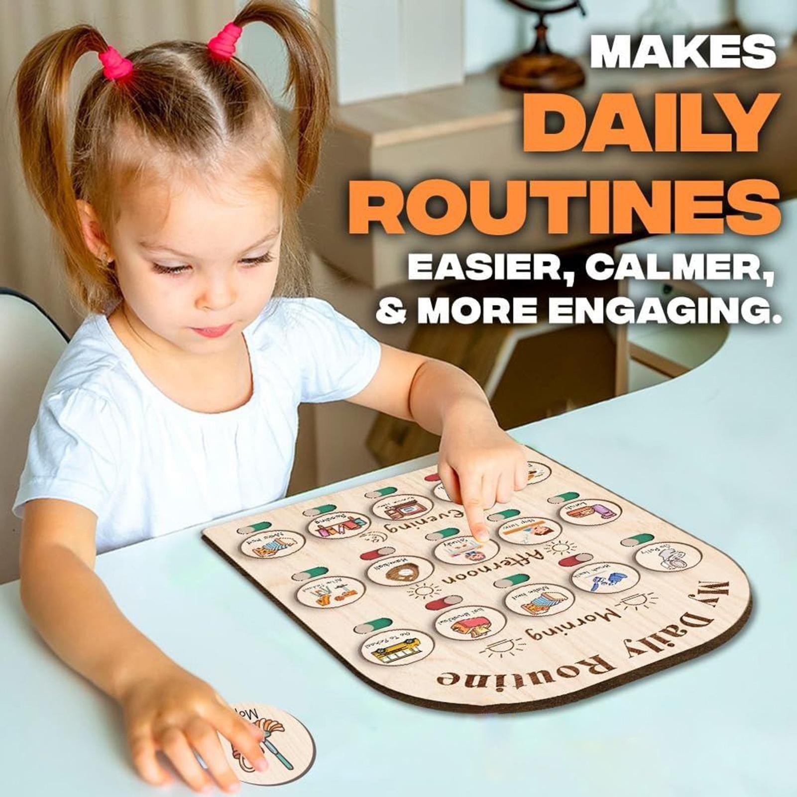Routine Chart for Kids Morning - đánh giá và giá Kids Education Planner
