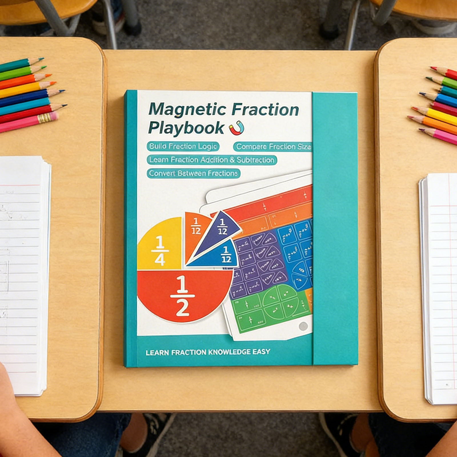 Fractions Teaching Aids Manipu - đánh giá và giá Math Manipulative Set