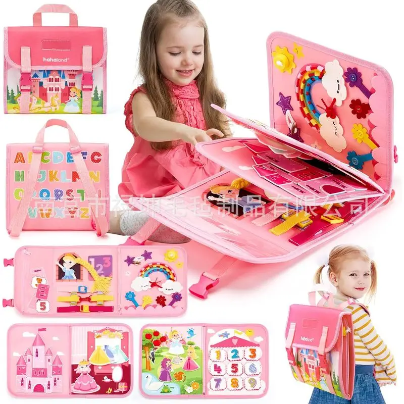 Princess Montessori Felt Busy  - đánh giá và giá Kids Education Board