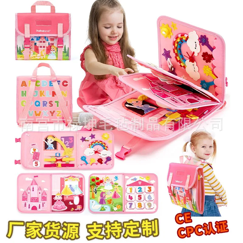 Princess Montessori Felt Busy  - đánh giá và giá Kids Education Board